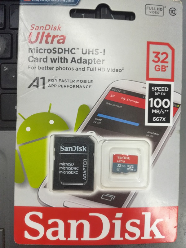 Thẻ nhớ Sandisk Untra microSDHC-I 32GB